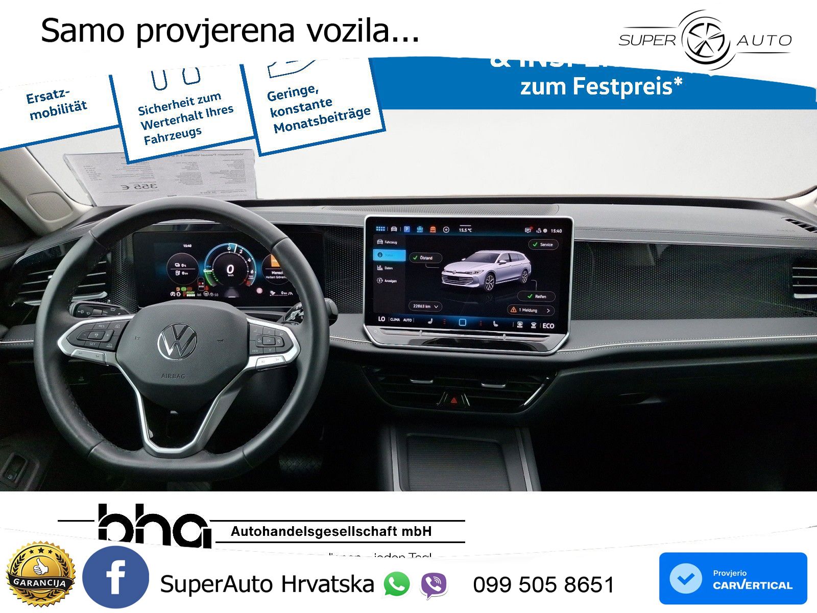 Volkswagen Passat Variant 1.5 TSI (204 KS) eHybrid DSG Business LED+GR SJED+ACC