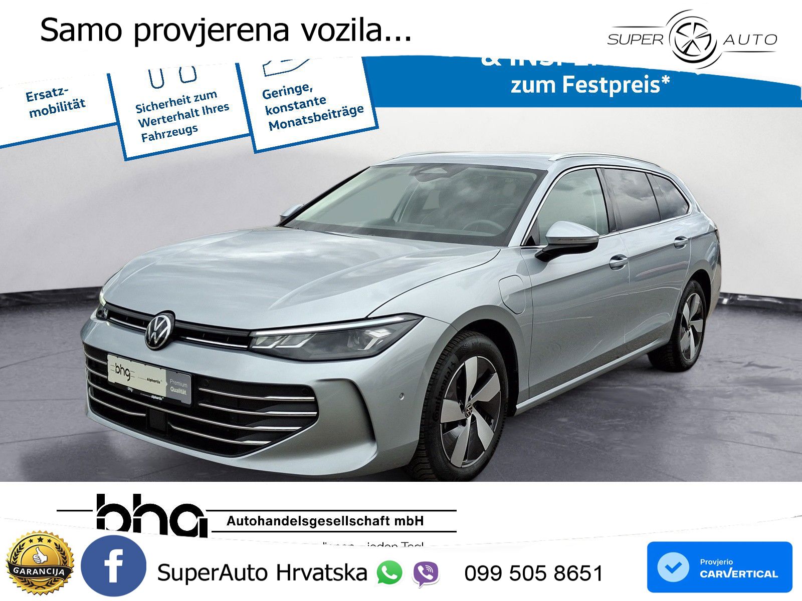 Volkswagen Passat Variant 1.5 TSI (204 KS) eHybrid DSG Business LED+GR SJED+ACC