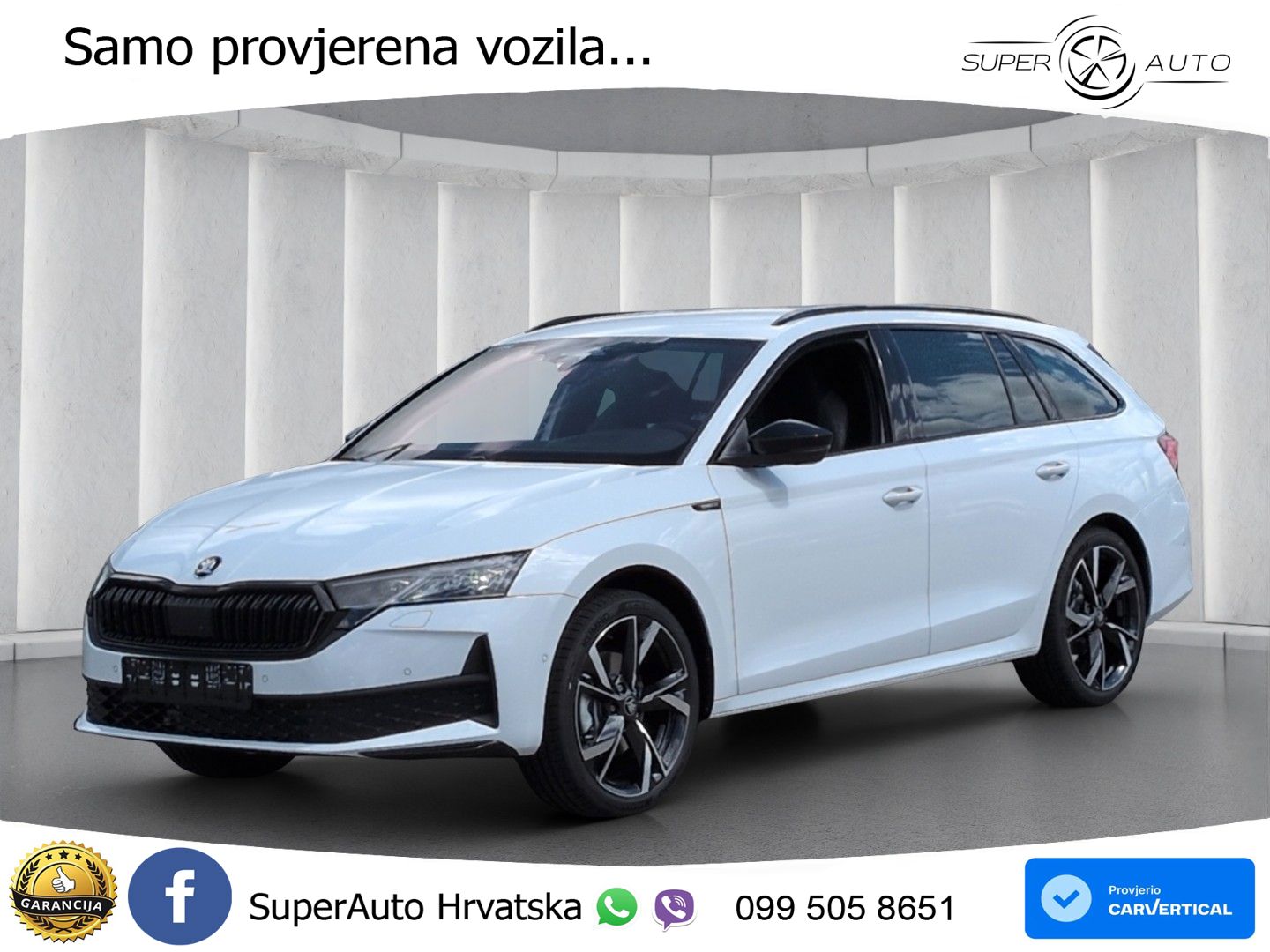 Škoda Octavia Combi 1.5 TSI (150 KS) DSG SportLine MATRIX+GR SJED+KAM