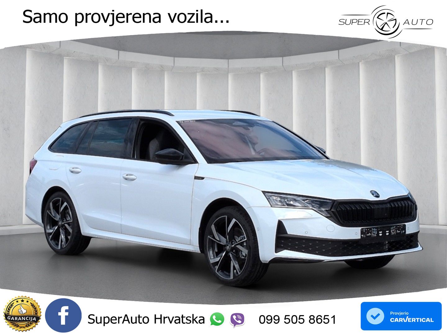 Škoda Octavia Combi 1.5 TSI (150 KS) DSG SportLine MATRIX+GR SJED+KAM