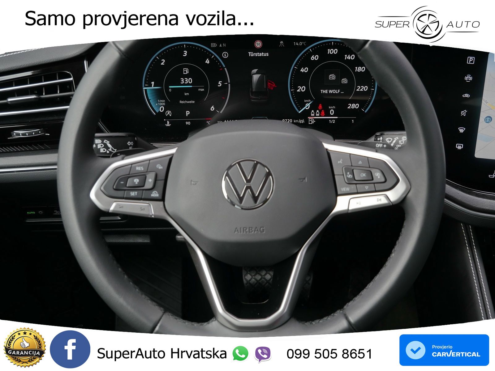 Volkswagen Touareg 3.0 V6 TDI (231 KS) 4MOTION Tiptronic ZRAČNI+ACC+GR SJED+KAM