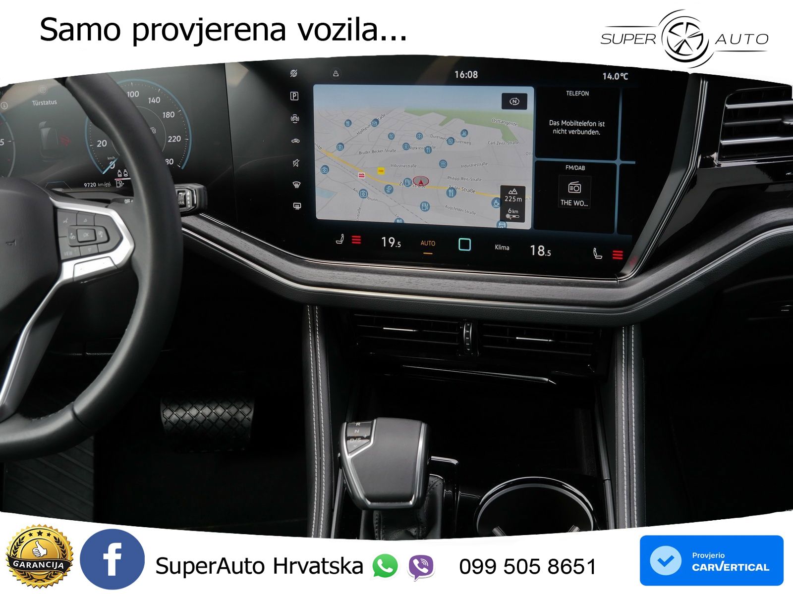Volkswagen Touareg 3.0 V6 TDI (231 KS) 4MOTION Tiptronic ZRAČNI+ACC+GR SJED+KAM