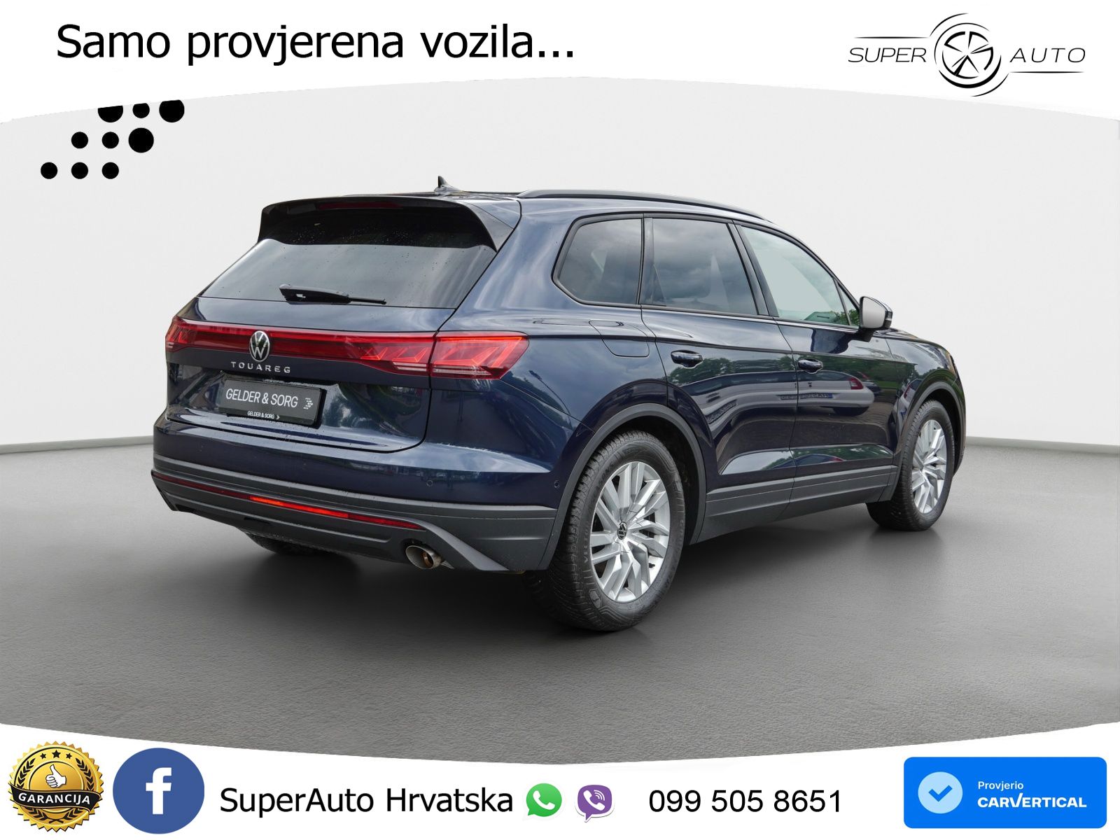 Volkswagen Touareg 3.0 V6 TDI (231 KS) 4MOTION Tiptronic ZRAČNI+ACC+GR SJED+KAM