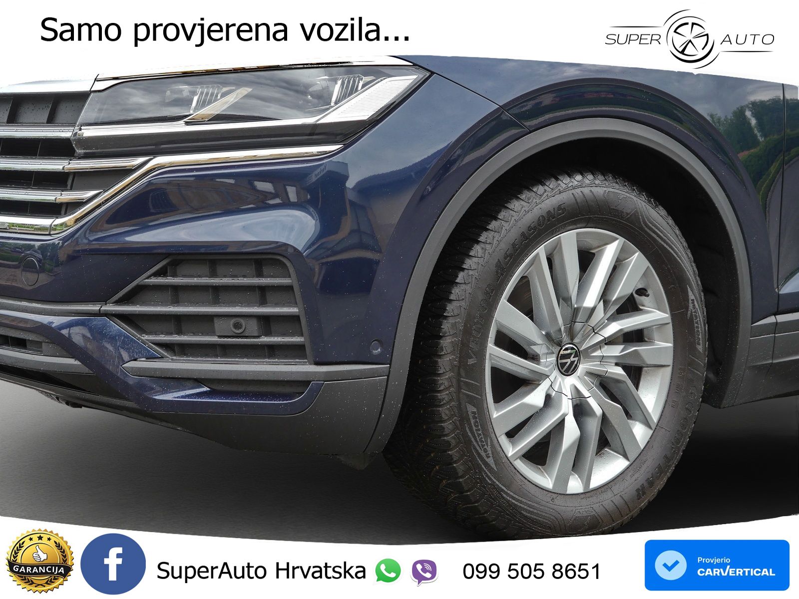 Volkswagen Touareg 3.0 V6 TDI (231 KS) 4MOTION Tiptronic ZRAČNI+ACC+GR SJED+KAM