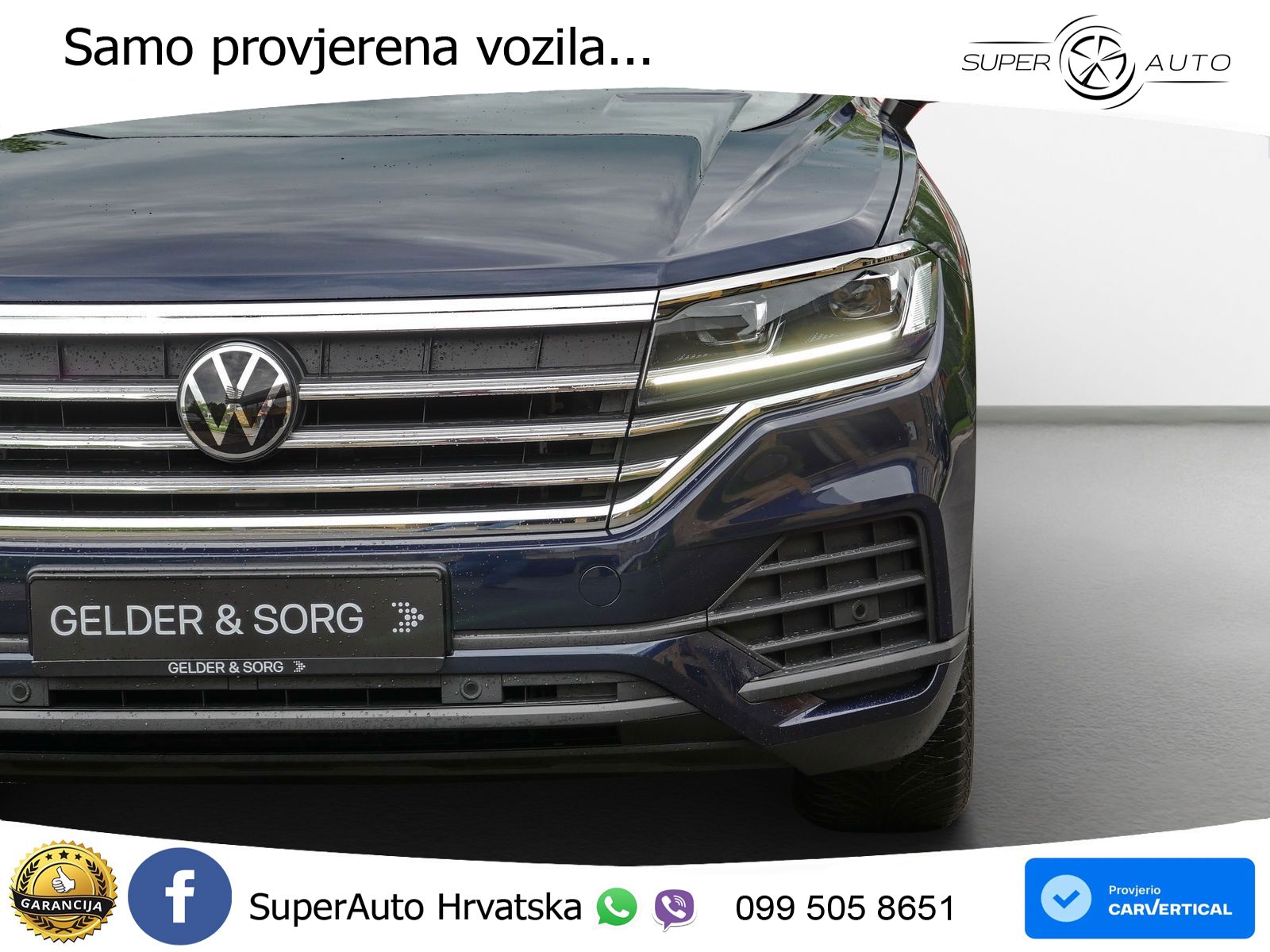 Volkswagen Touareg 3.0 V6 TDI (231 KS) 4MOTION Tiptronic ZRAČNI+ACC+GR SJED+KAM