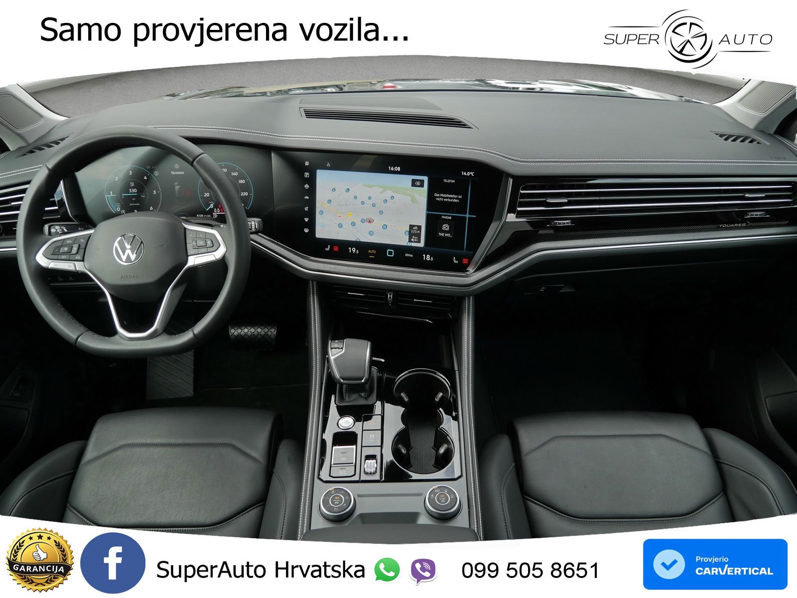 Volkswagen Touareg 3.0 V6 TDI (231 KS) 4MOTION Tiptronic ZRAČNI+ACC+GR SJED+KAM
