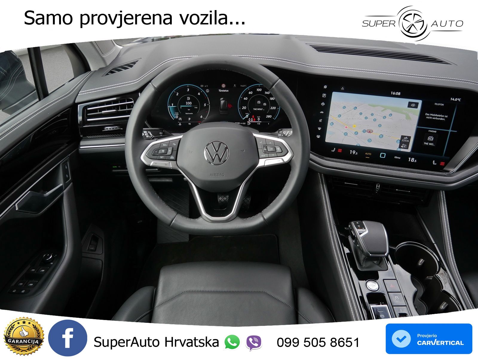 Volkswagen Touareg 3.0 V6 TDI (231 KS) 4MOTION Tiptronic ZRAČNI+ACC+GR SJED+KAM