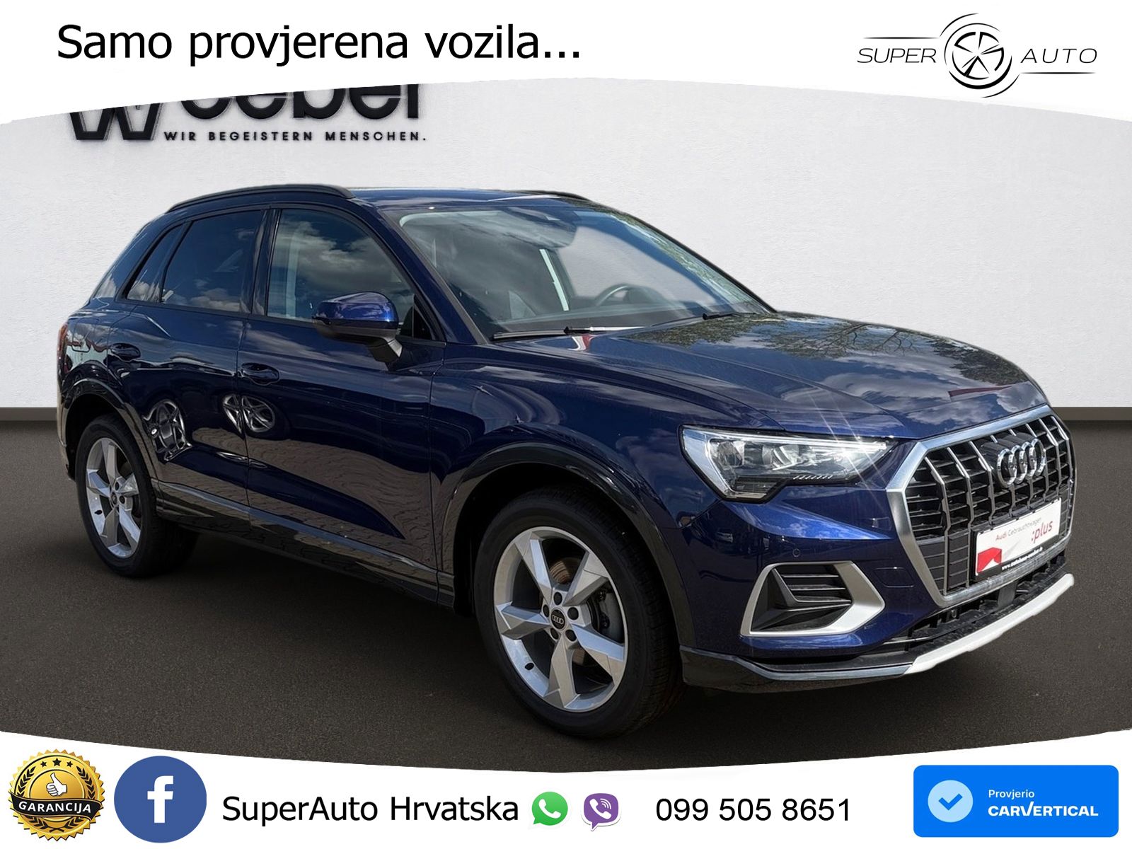 Audi Q3 1.5 TFSI (150 KS) S tronic LED+GR SJED+ACC