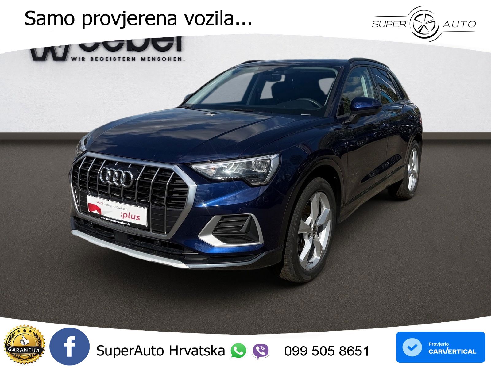 Audi Q3 1.5 TFSI (150 KS) S tronic LED+GR SJED+ACC