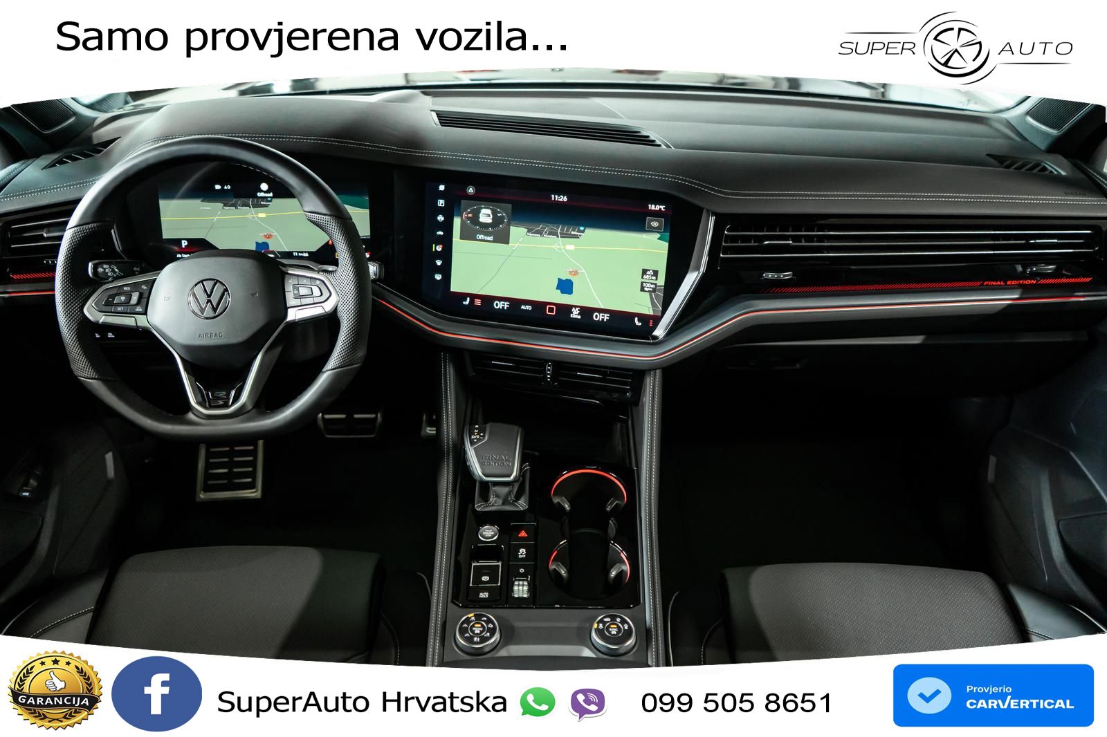 Volkswagen Touareg 3.0 V6 TDI (286 KS) 4MOTION Tiptronic LED+GR SJED+ACC