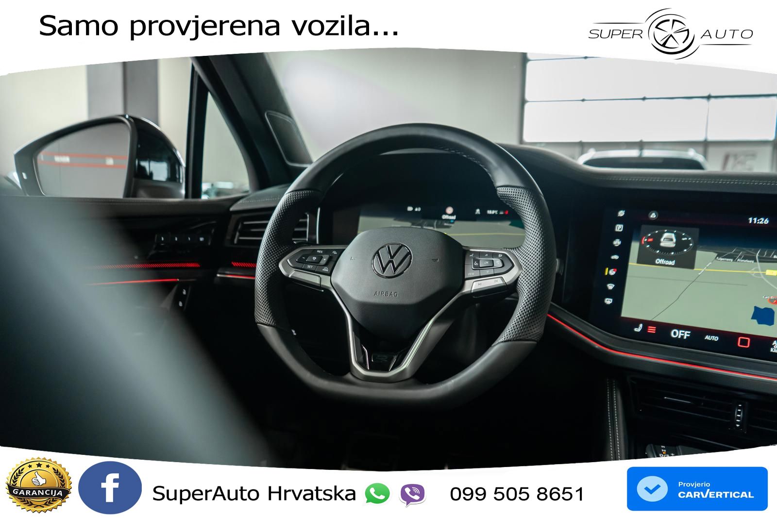 Volkswagen Touareg 3.0 V6 TDI (286 KS) 4MOTION Tiptronic LED+GR SJED+ACC