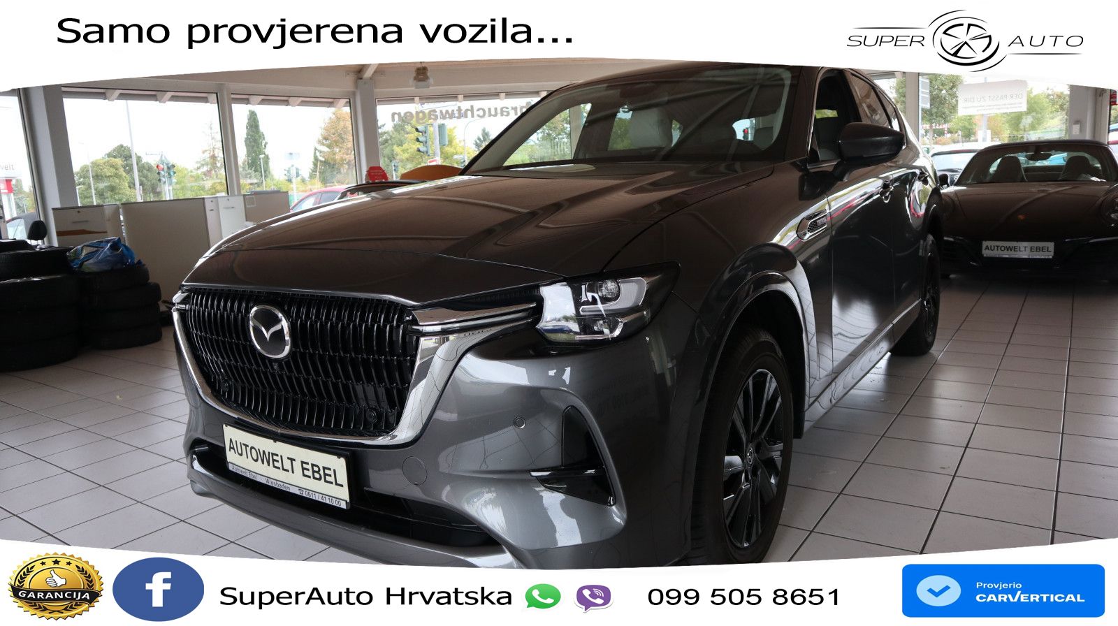 Mazda CX-60 3.3 e-Skyactiv D (254 KS) AWD Automatic LED+GR SJED+ACC