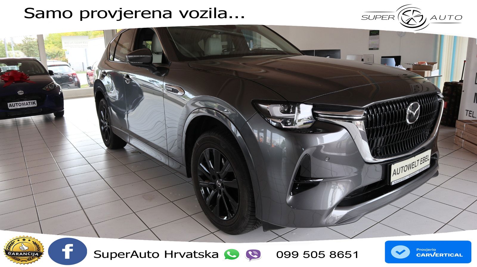 Mazda CX-60 3.3 e-Skyactiv D (254 KS) AWD Automatic LED+GR SJED+ACC