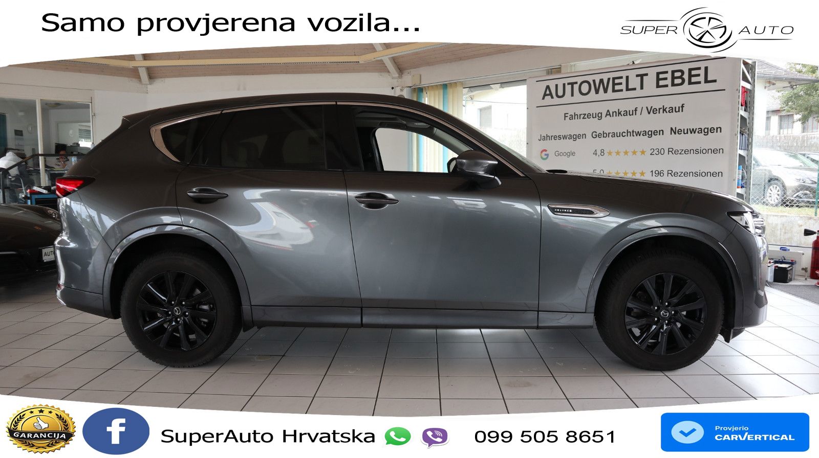 Mazda CX-60 3.3 e-Skyactiv D (254 KS) AWD Automatic LED+GR SJED+ACC