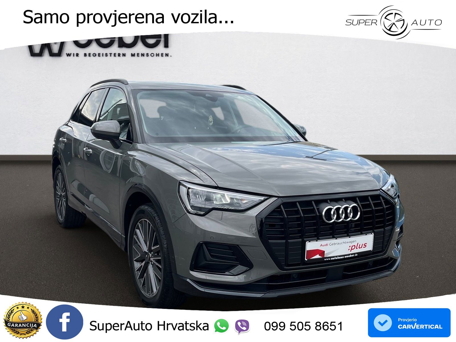 Audi Q3 1.5 TFSI (150 KS) S tronic advanced LED+GR SJED+ACC