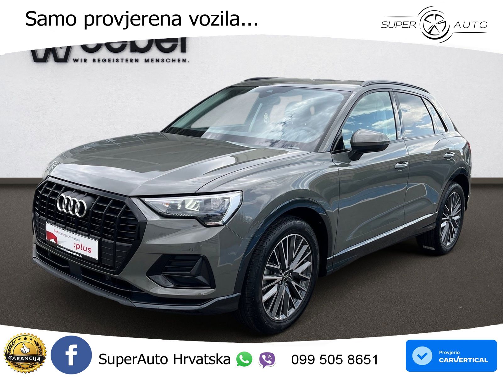 Audi Q3 1.5 TFSI (150 KS) S tronic advanced LED+GR SJED+ACC