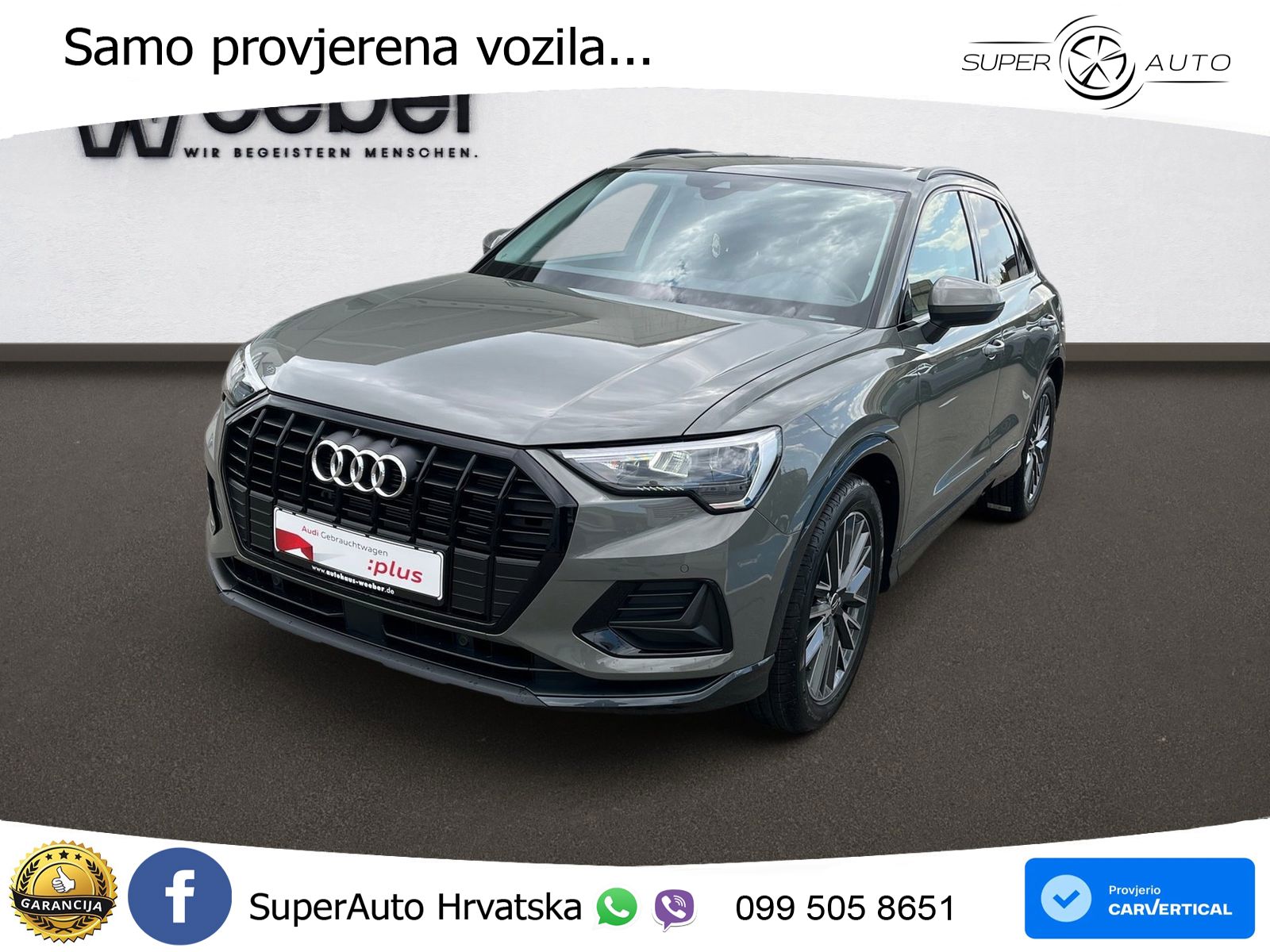 Audi Q3 1.5 TFSI (150 KS) S tronic advanced LED+GR SJED+ACC