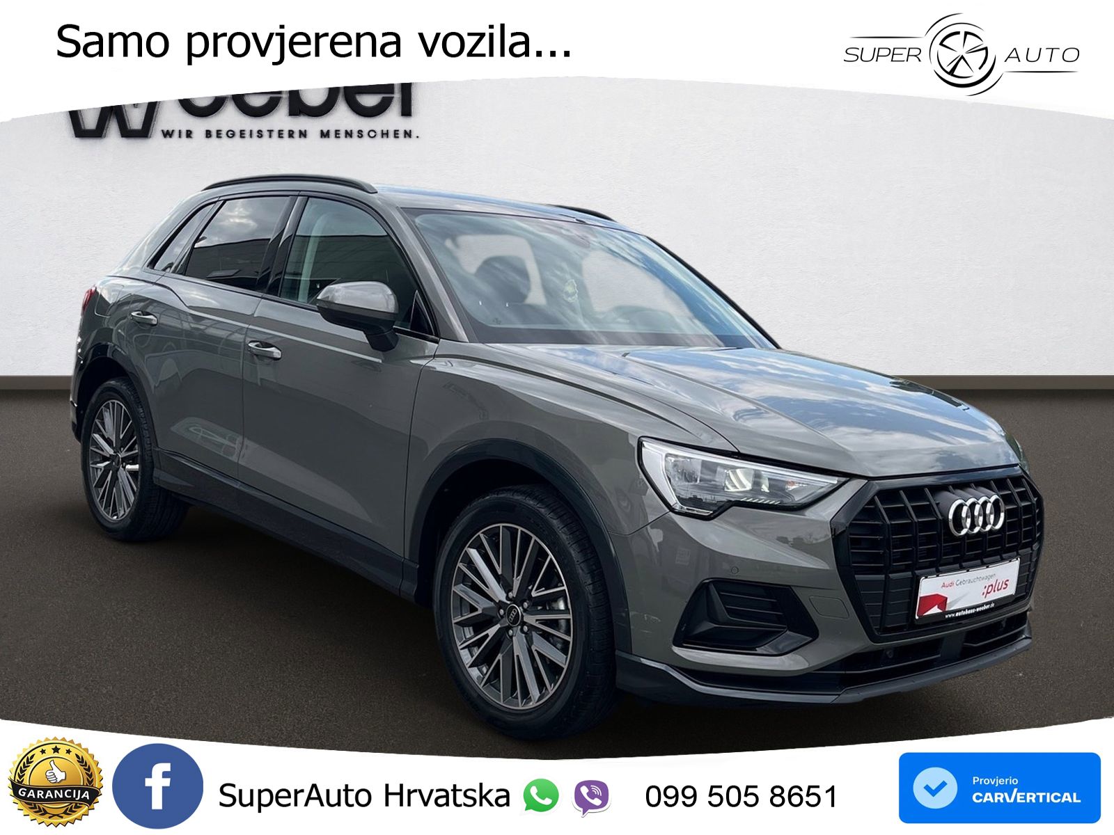 Audi Q3 1.5 TFSI (150 KS) S tronic advanced LED+GR SJED+ACC