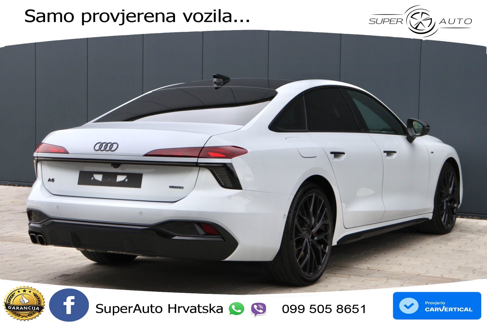 Audi A6 2.0 TDI (204 KS) quattro S tronic LED+GR SJED+ACC