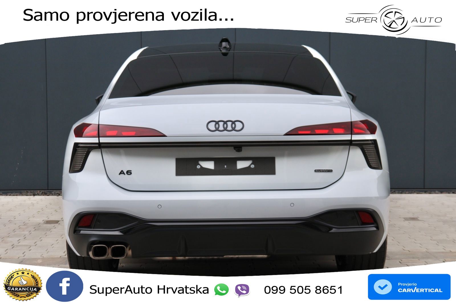 Audi A6 2.0 TDI (204 KS) quattro S tronic LED+GR SJED+ACC