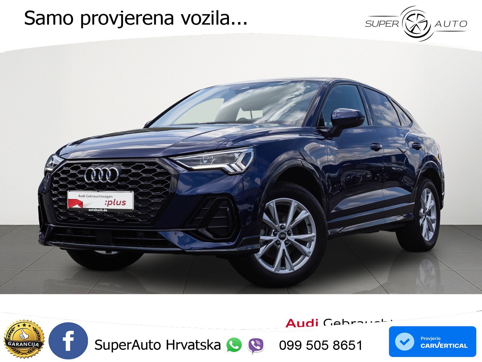 Audi Q3 II Sportback 35 TFSI (150 KS) S tronic S line LED+GR SJED+ACC