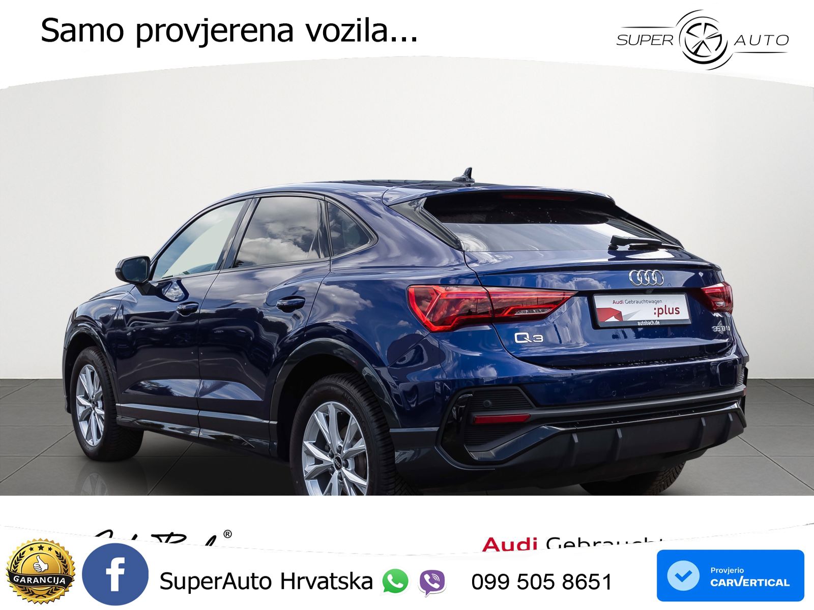 Audi Q3 II Sportback 35 TFSI (150 KS) S tronic S line LED+GR SJED+ACC