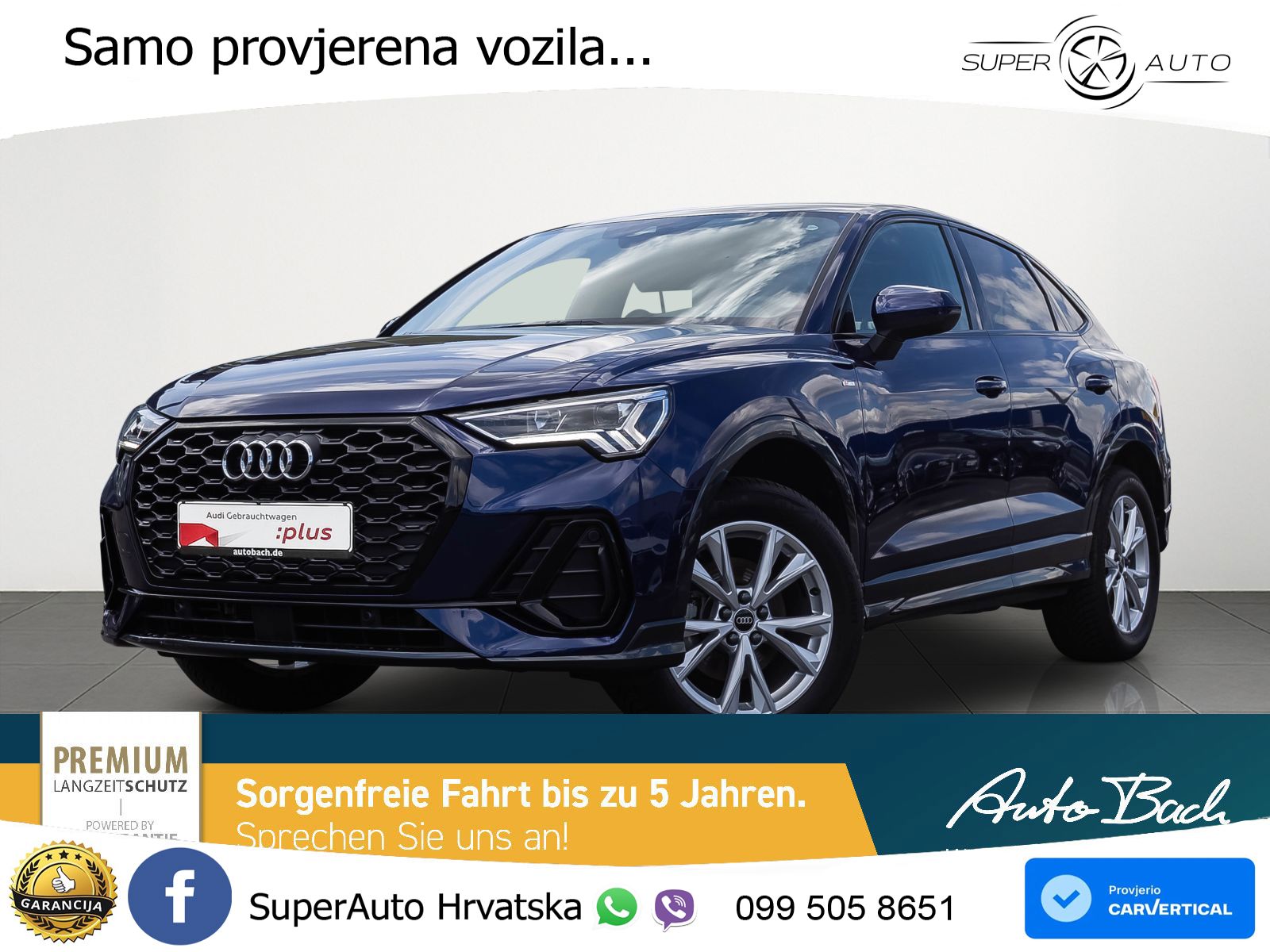 Audi Q3 II Sportback 35 TFSI (150 KS) S tronic S line LED+GR SJED+ACC