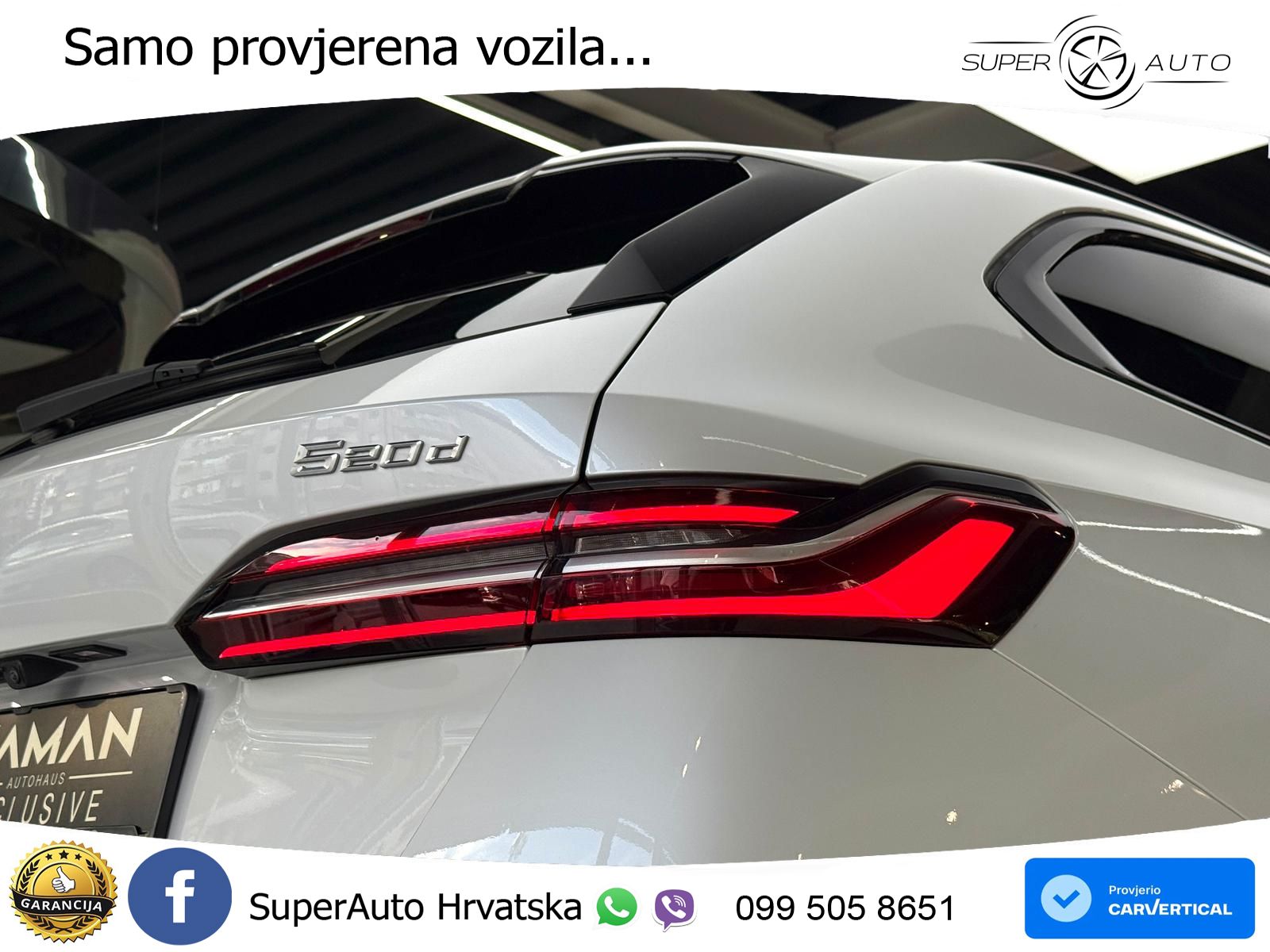 BMW 520d Touring (197 KS) Steptronic M Sport ACC+HEAD+4xGR SJED+360+PANO