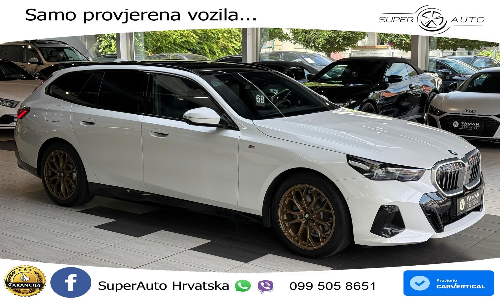 BMW 520d Touring (197 KS) Steptronic M Sport ACC+HEAD+4xGR SJED+360+PANO