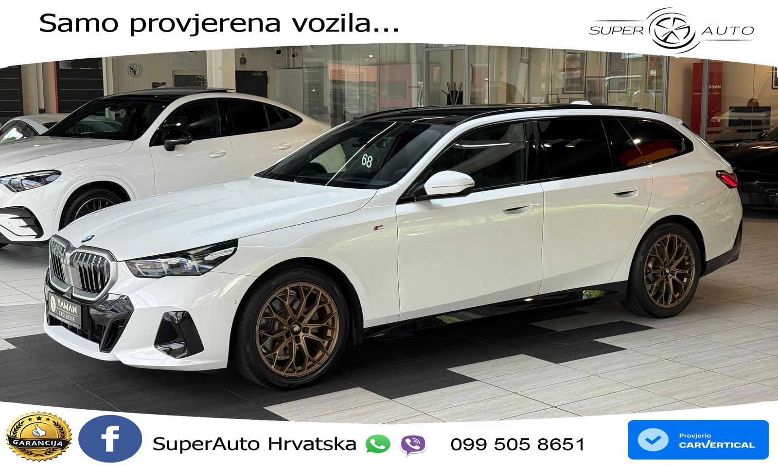 BMW 520d Touring (197 KS) Steptronic M Sport ACC+HEAD+4xGR SJED+360+PANO