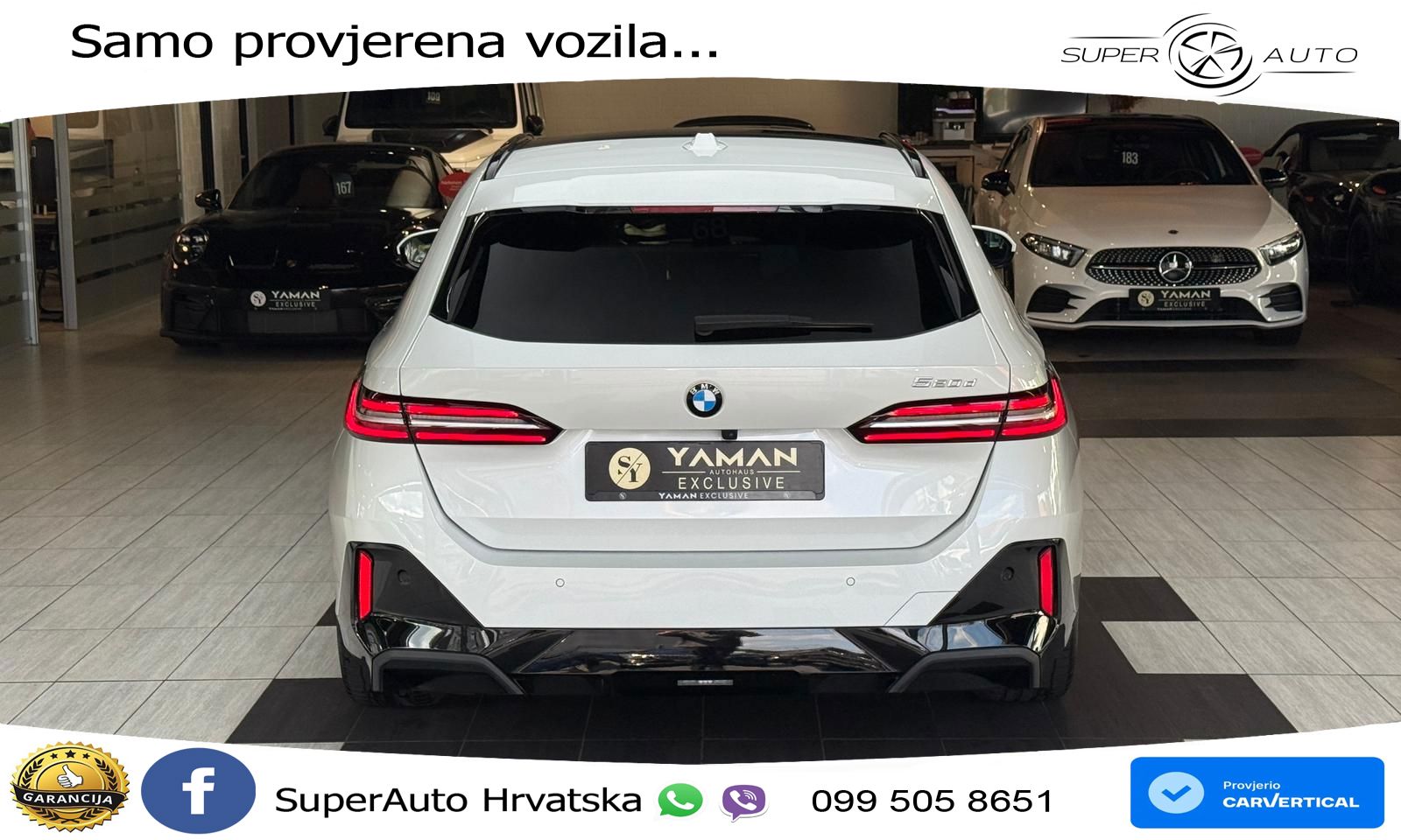 BMW 520d Touring (197 KS) Steptronic M Sport ACC+HEAD+4xGR SJED+360+PANO