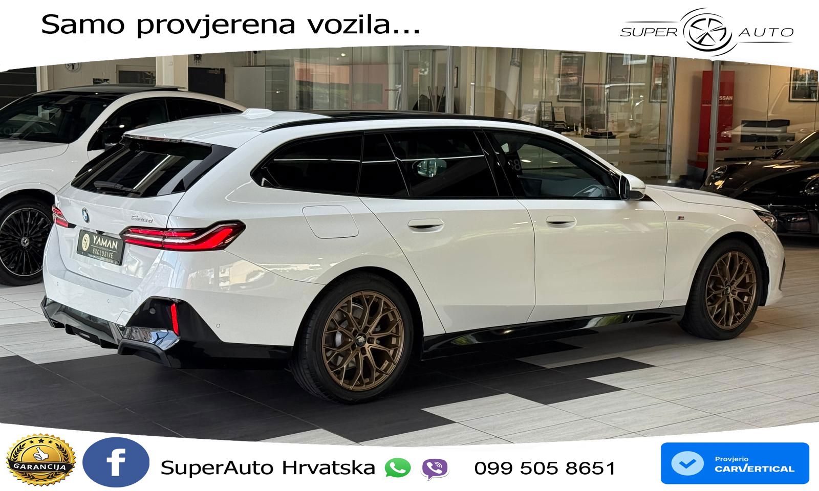 BMW 520d Touring (197 KS) Steptronic M Sport ACC+HEAD+4xGR SJED+360+PANO