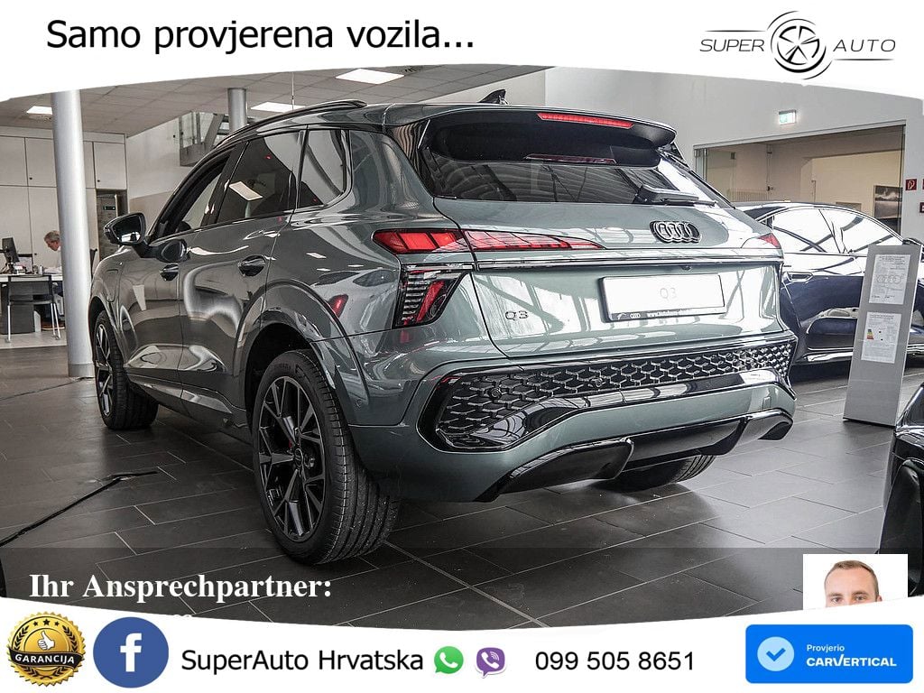 Audi Q3 1.5 TFSIe (272 KS) S tronic LED+GR SJED+ACC