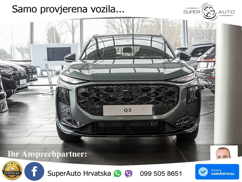 Audi Q3 1.5 TFSIe (272 KS) S tronic LED+GR SJED+ACC