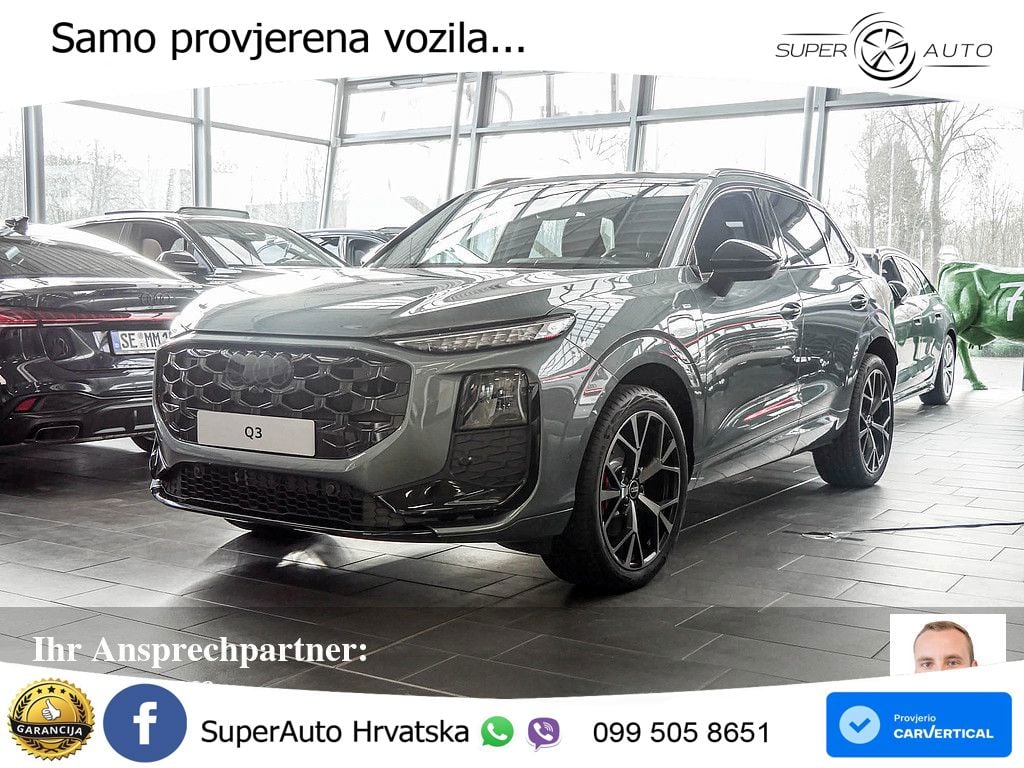 Audi Q3 1.5 TFSIe (272 KS) S tronic LED+GR SJED+ACC