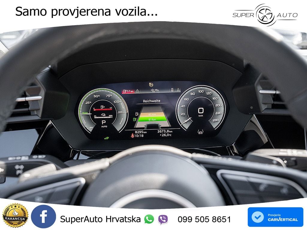 Audi A3 40 TFSIe (204 KS) S tronic LED+GR SJED+ACC