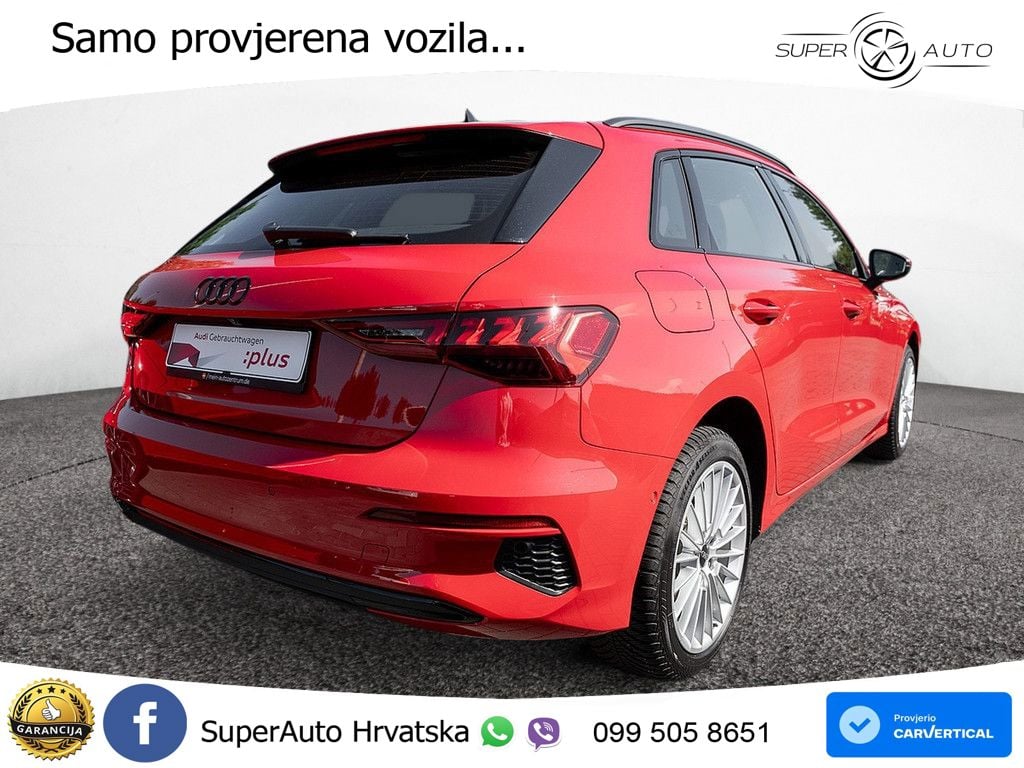Audi A3 40 TFSIe (204 KS) S tronic LED+GR SJED+ACC