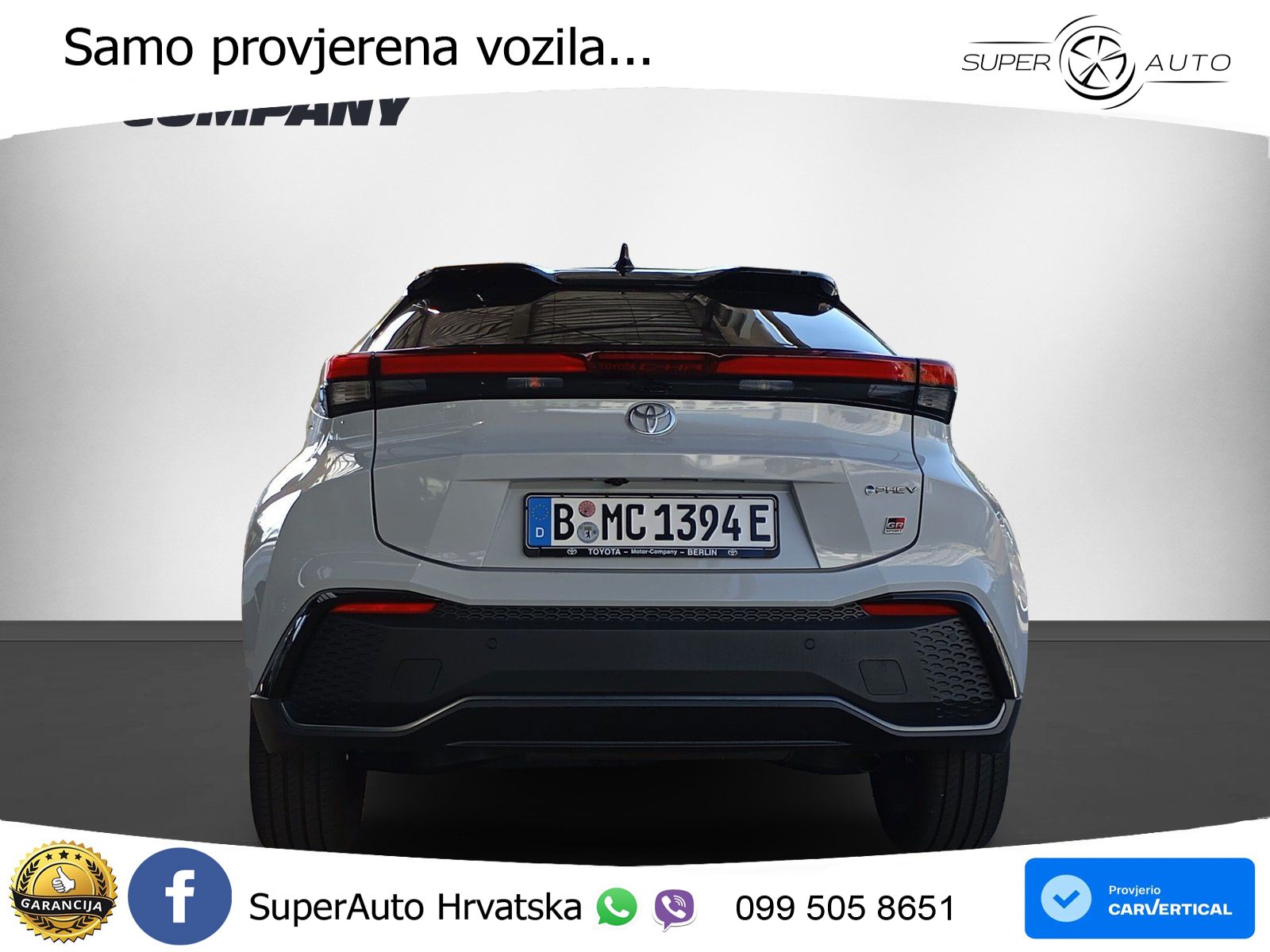 Toyota C-HR 2.0 (223 KS) PHEV e-CVT GR Sport LED+GR SJED+ACC