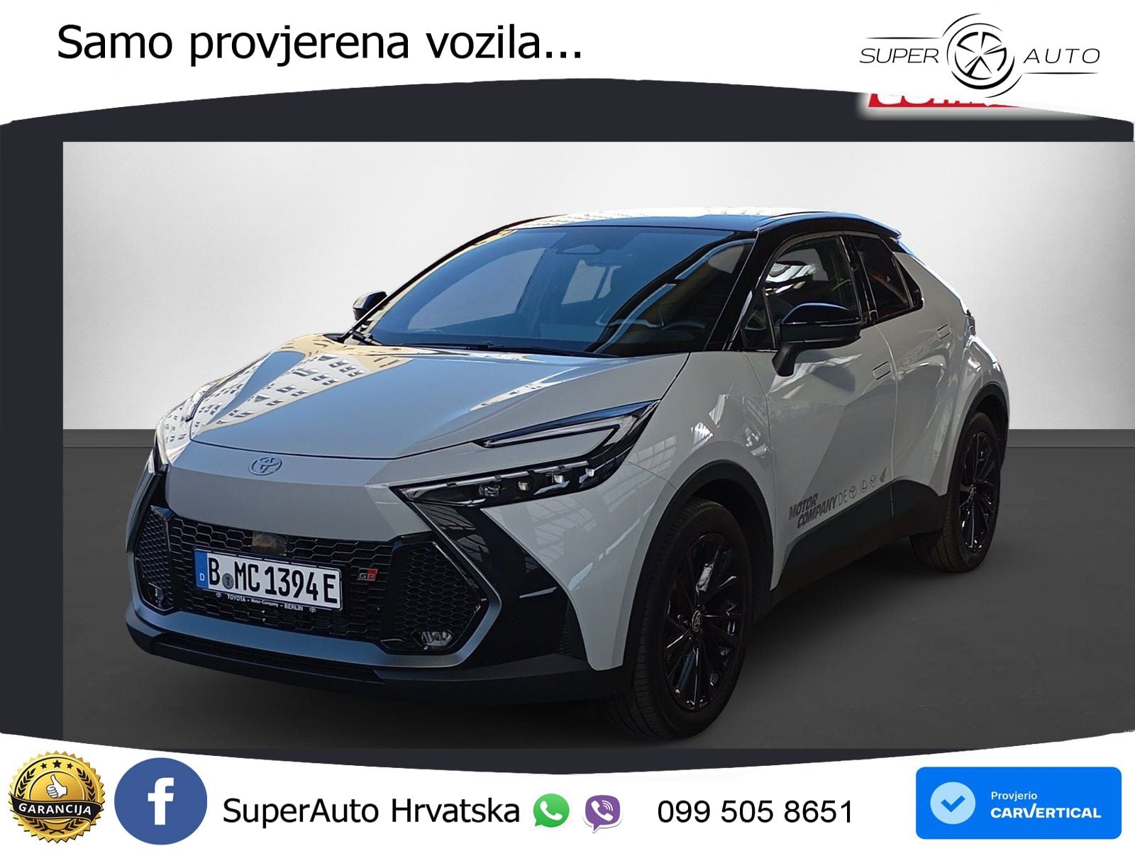 Toyota C-HR 2.0 (223 KS) PHEV e-CVT GR Sport LED+GR SJED+ACC