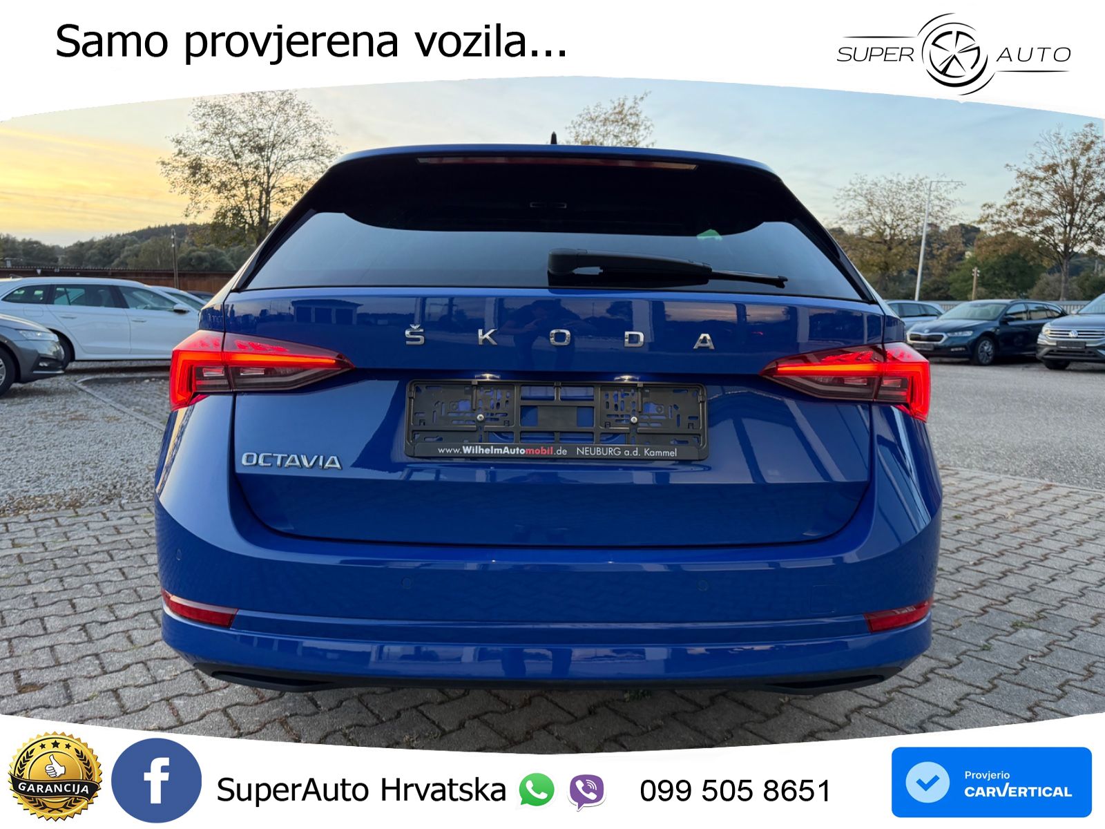 Škoda Octavia Combi 2.0 TDI (150 KS) LED+GR SJED+ACC