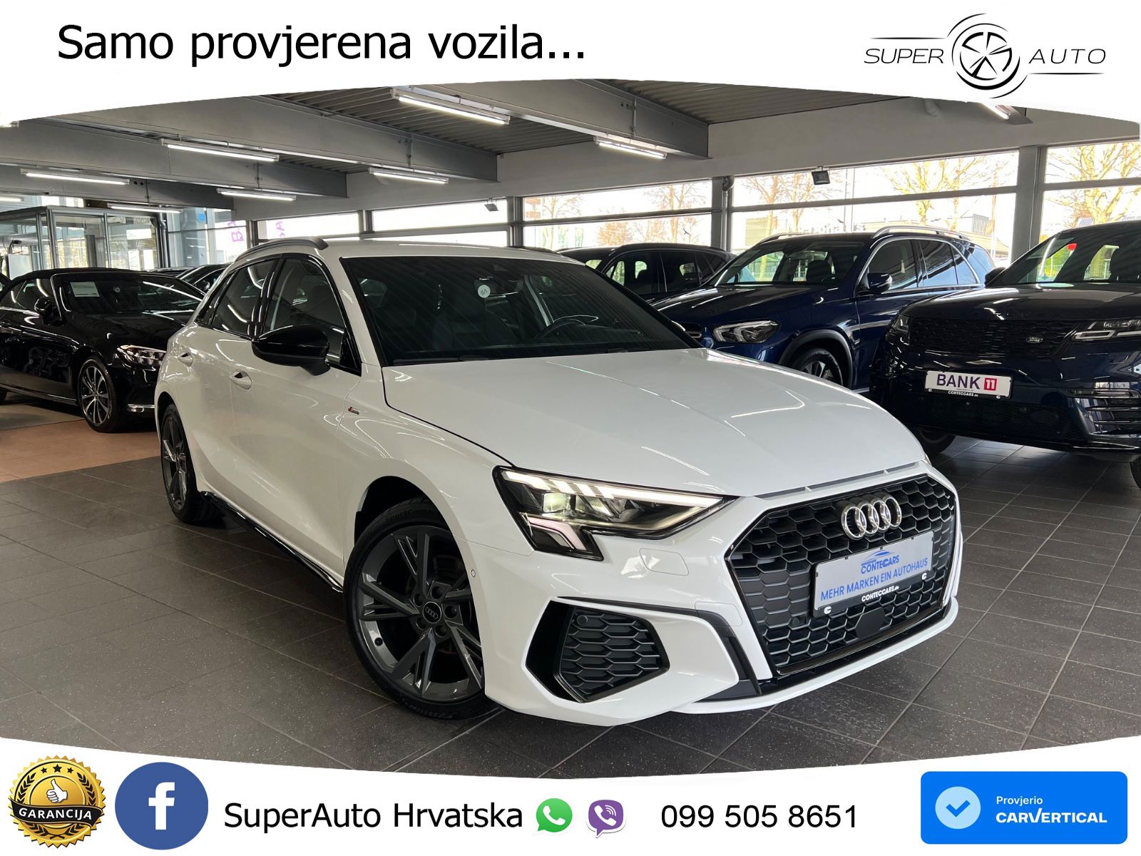 Audi A3 35 TFSI (150 KS) 2x S line LED+GR SJED+ACC