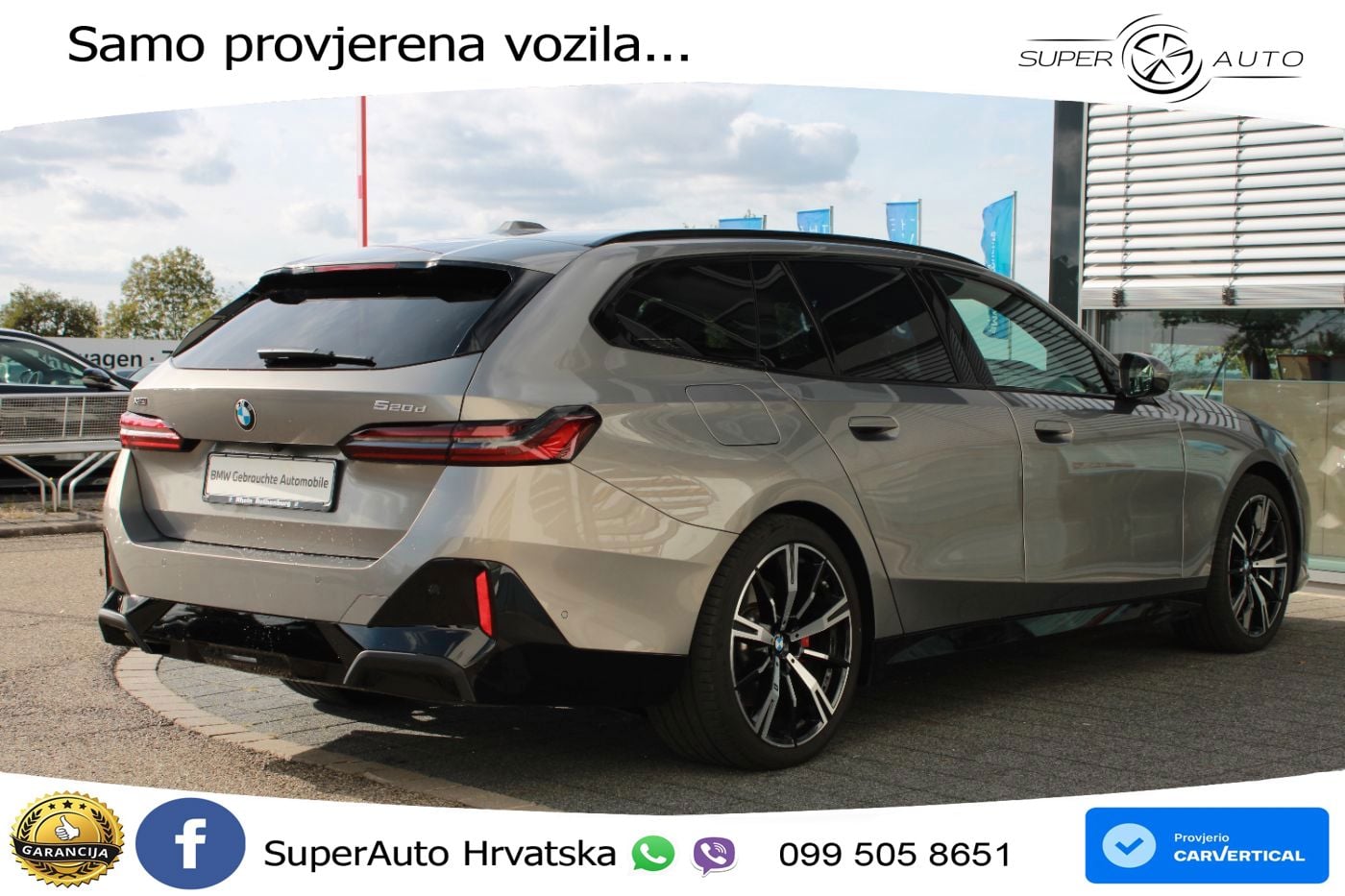 BMW 520d Touring (197 KS) xDrive Steptronic M Sport LED+GR SJED+ACC