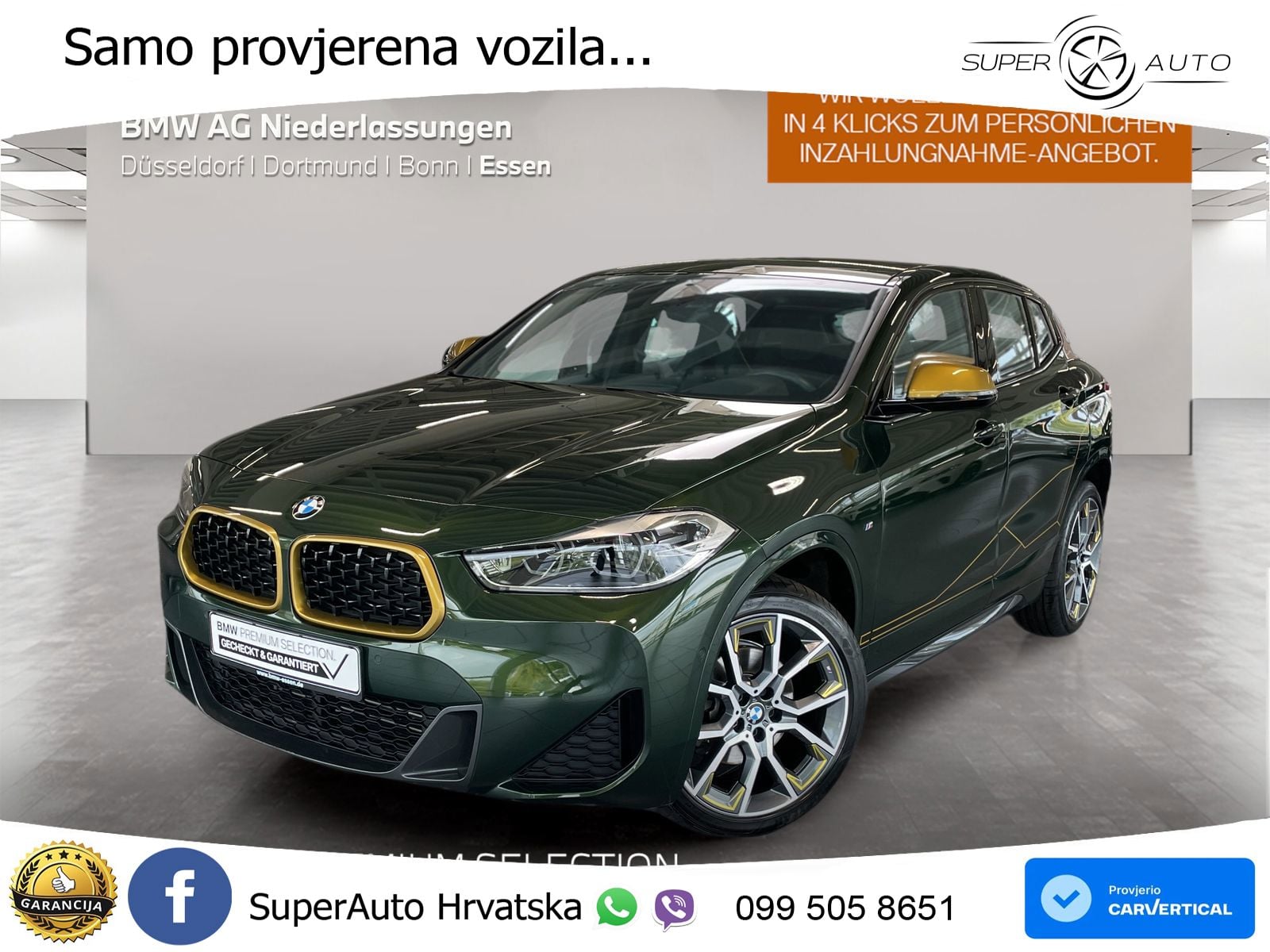 BMW X2 sDrive18i Manual LED+GR SJED+ACC