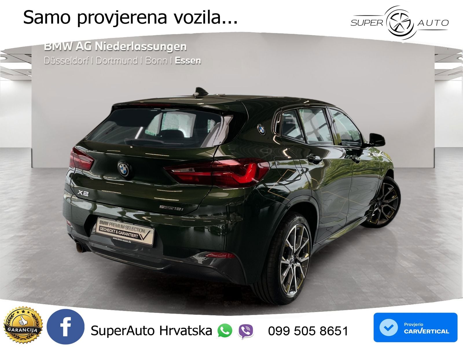 BMW X2 sDrive18i Manual LED+GR SJED+ACC