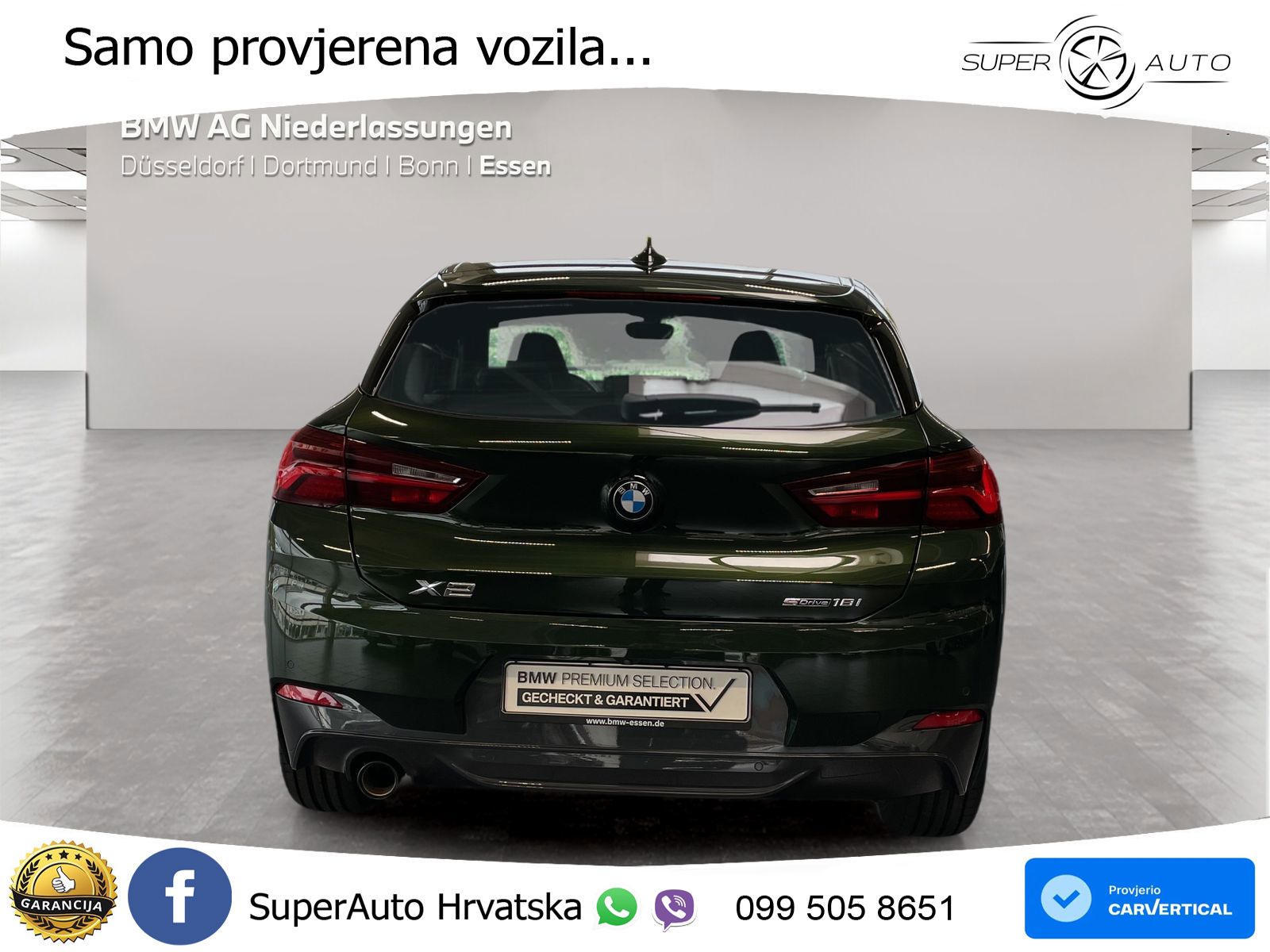 BMW X2 sDrive18i Manual LED+GR SJED+ACC