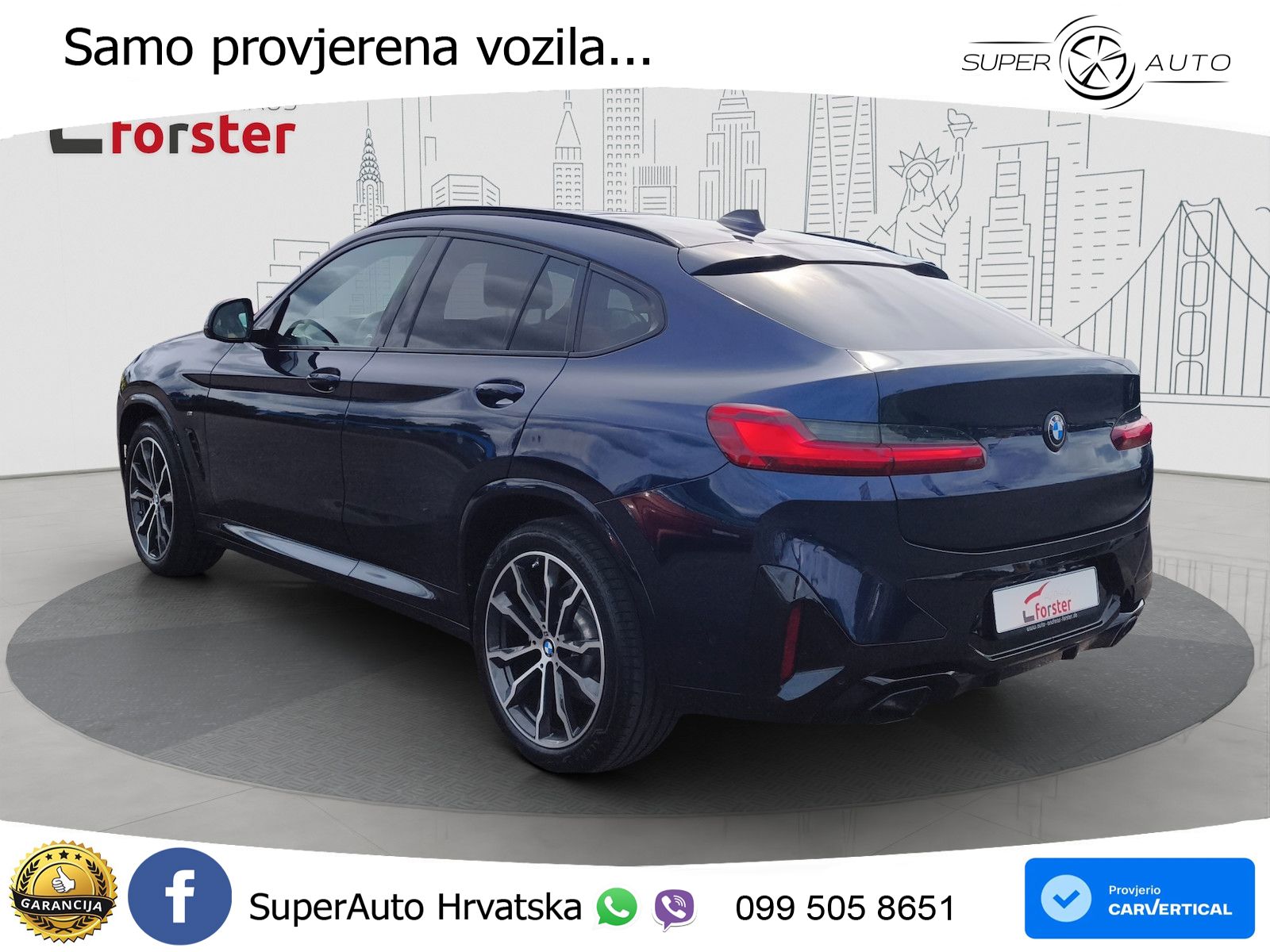 BMW X4 30d (286 KS) xDrive Steptronic M Sport LED+GR SJED+ACC