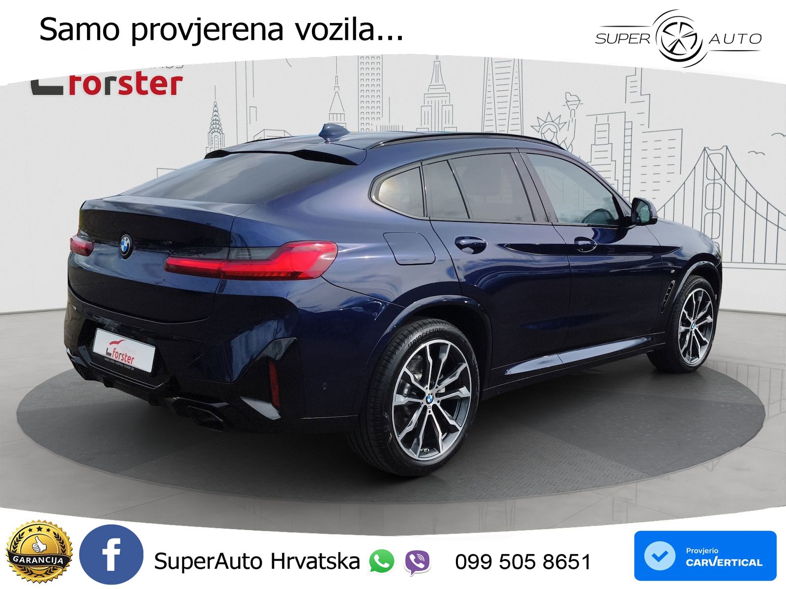 BMW X4 30d (286 KS) xDrive Steptronic M Sport LED+GR SJED+ACC