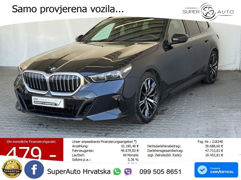 BMW 520d Touring (197 KS) xDrive Steptronic M Sport LED+GR SJED+ACC