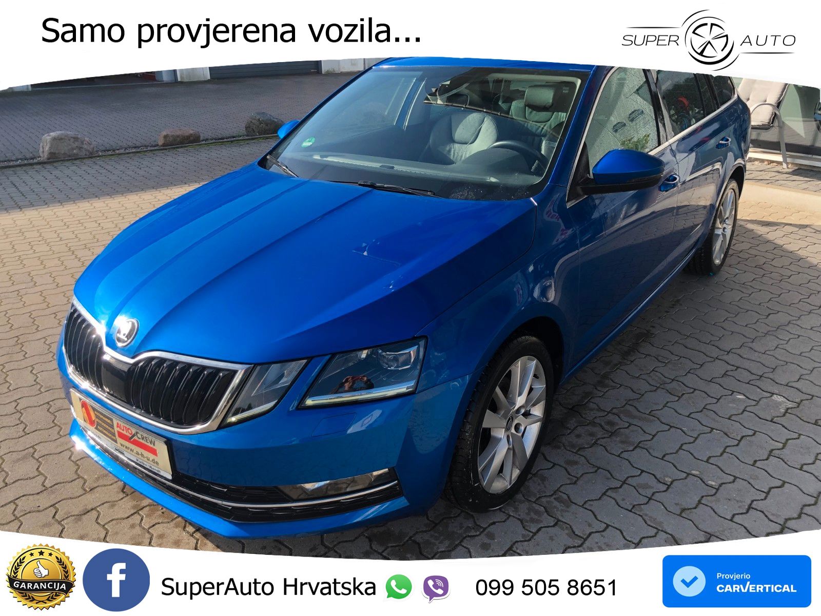 Škoda Octavia Combi 2.0 TDI (150 KS) DSG LED+GR SJED+ACC