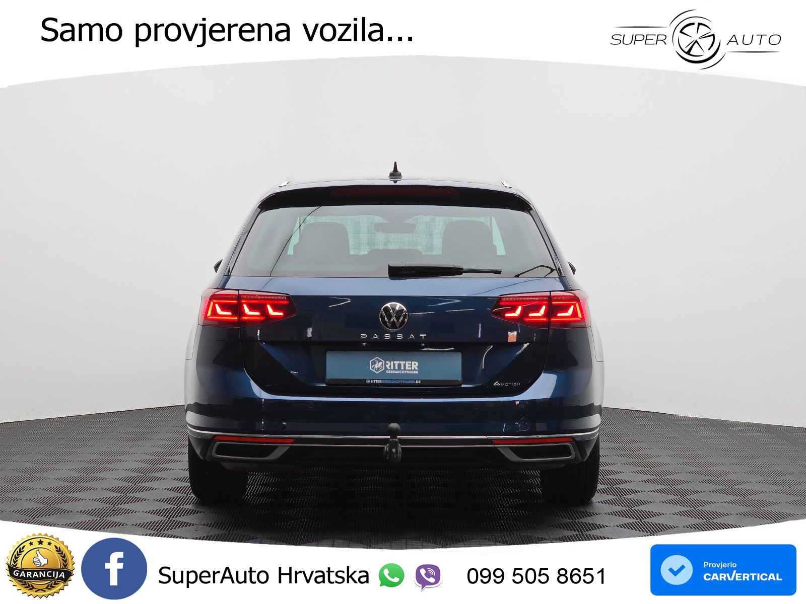 Volkswagen Passat Variant 2.0 TSI OPF (280 KS) 4MOTION DSG Elegance MATRIX+GR SJED+KAM